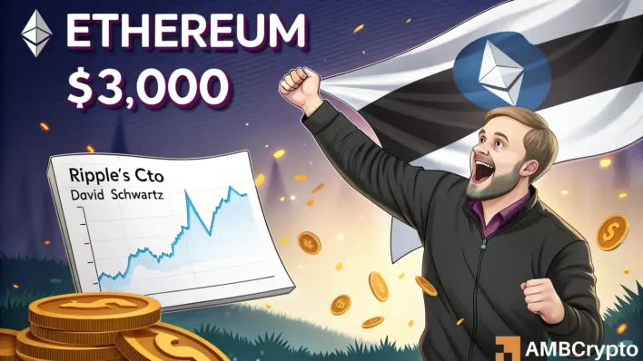 Ripple’s CTO feels ‘nice’ about Ethereum’s $3K breakout, while XRP’s price…