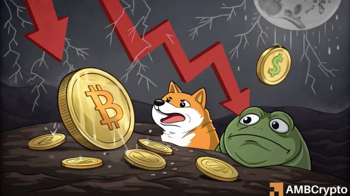 Why is crypto down today? DOGE, SHIB, PEPE plunge but Bitcoin stays calm