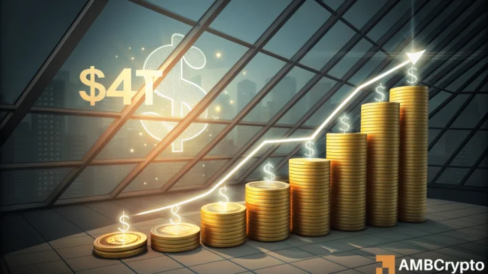 Crypto market cap nears $4 Trillion – Who’s leading and what’s next?