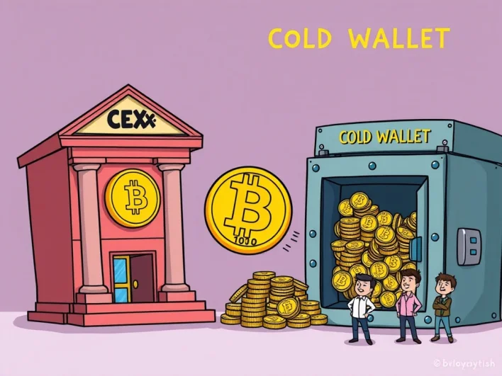 Bitcoin CEX Balances: Astounding 9K BTC Shift Signals Investor Confidence