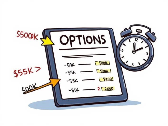 Bitcoin Options: Unveiling Why a $200K Rally Isn’t Expected by Year-End