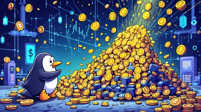 PENGU Coin Plunges: Alarming Sell Pressure as 336M Tokens Flood Exchanges