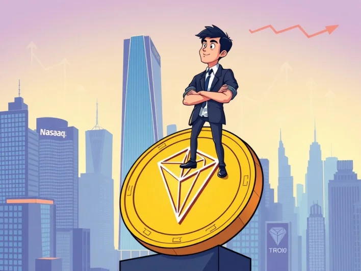 Tron Nasdaq Listing: Justin Sun’s Ambitious Three-Year Plan