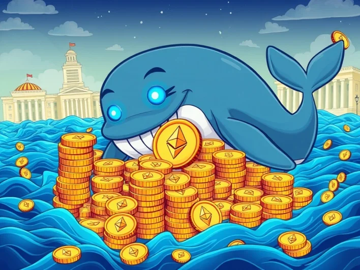 Gigantic ETH Whale Accumulation: $464.5 Million in 3 Days!