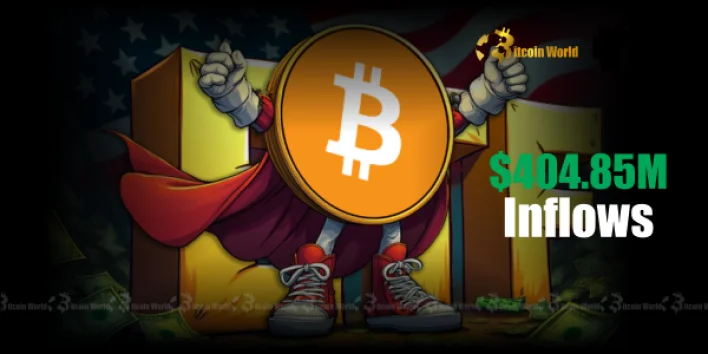 Bitcoin ETFs Achieve Monumental $404.85M Inflows, Signaling Unwavering Market Confidence