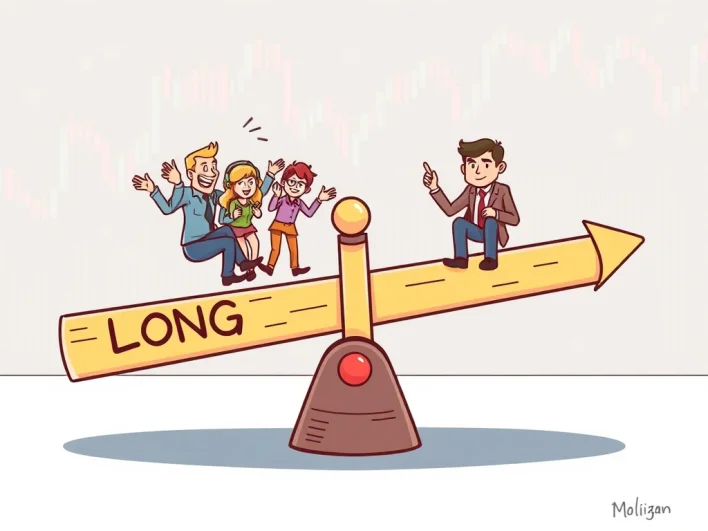 Bitcoin Long-Short Ratio: Crucial Insights from 24-Hour Futures Data