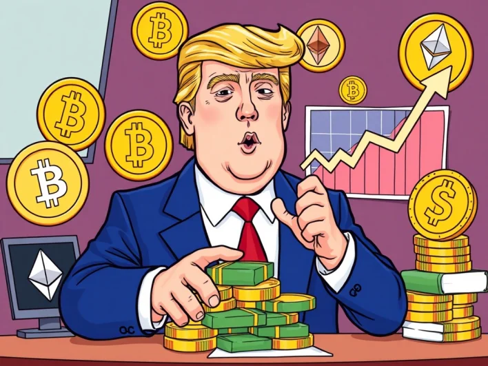Trump Crypto Earnings: The Stunning $2.4 Billion Fortune Revealed
