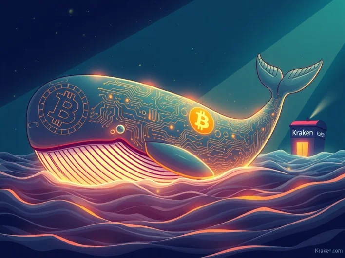 Bitcoin Whale’s Astounding Awakening: 1,368x Gain Sends $15.45M to Kraken