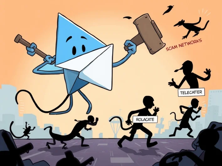 Illicit Crypto Activity: Telegram’s Decisive Crackdown Escalates War on $35B Scam Networks