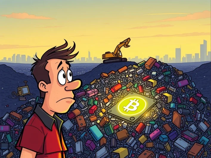 Lost Bitcoin: The Tragic Tale of 8,000 BTC Thrown Away