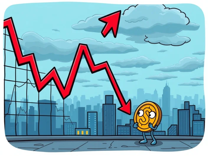 Urgent: Market Downturn Drags US Stocks Lower – What Does It Mean for Your Crypto?