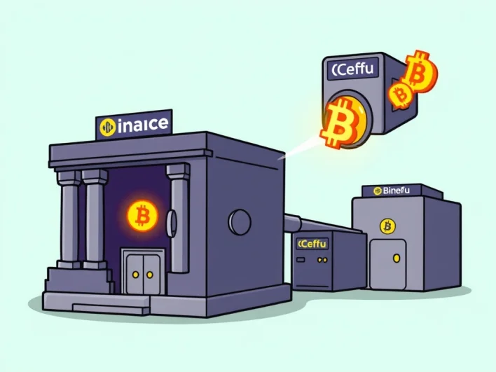 Massive BTC Transfer: 2,155 Bitcoin Moves from Binance to Ceffu Securely