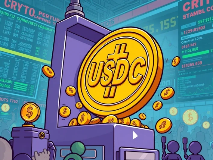 USDC Minted: Crucial $250 Million Surge Unveiled in Stablecoin Supply