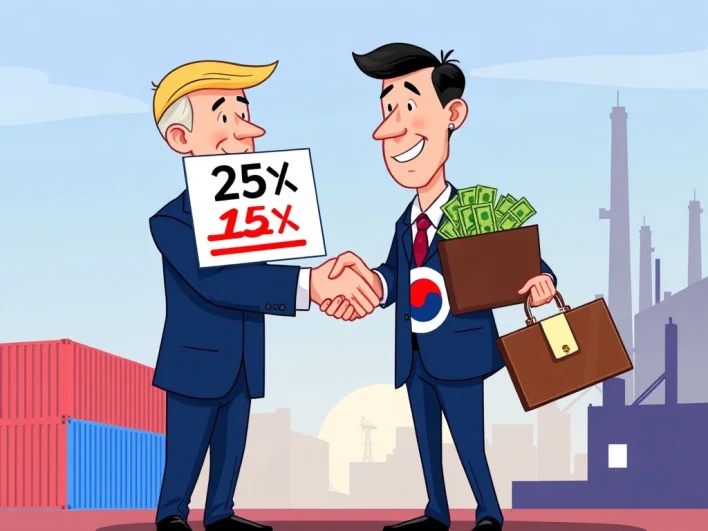 Historic Breakthrough: US-South Korea Trade Tariffs Slashed to 15%