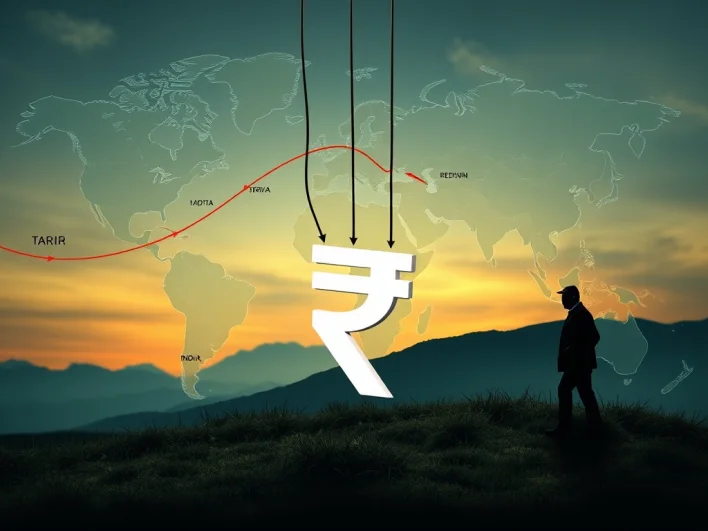 Indian Rupee’s Alarming Plunge: Trump Tariff Threat Triggers Economic Fallout