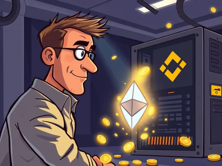 Massive ETH Transfer: F2Pool Co-founder’s Intriguing $19.2M Move to Binance