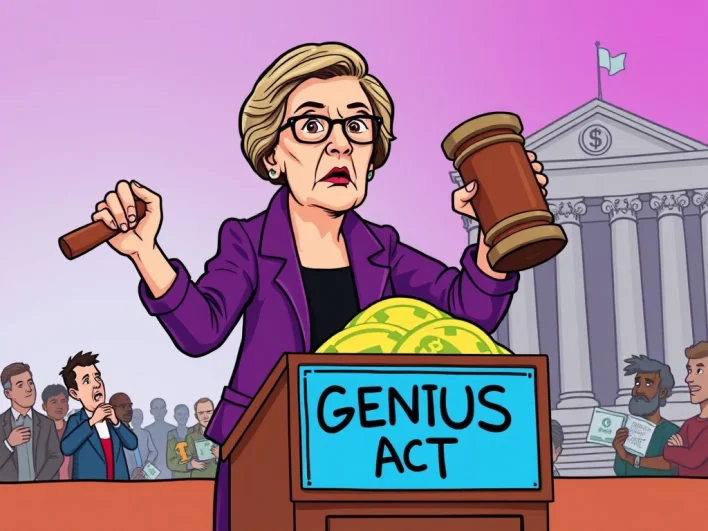 Crypto Regulation Under Fire: Senator Warren’s Alarming Critique of the GENIUS Act