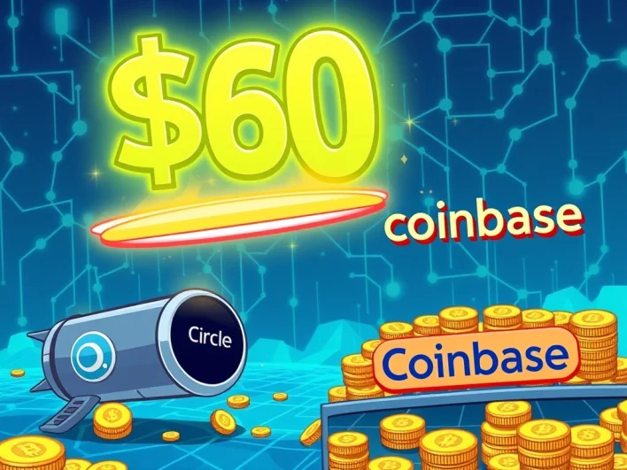 Coinbase Circle Partnership: Unlocking a Staggering $60 Billion Valuation, Says JPMorgan