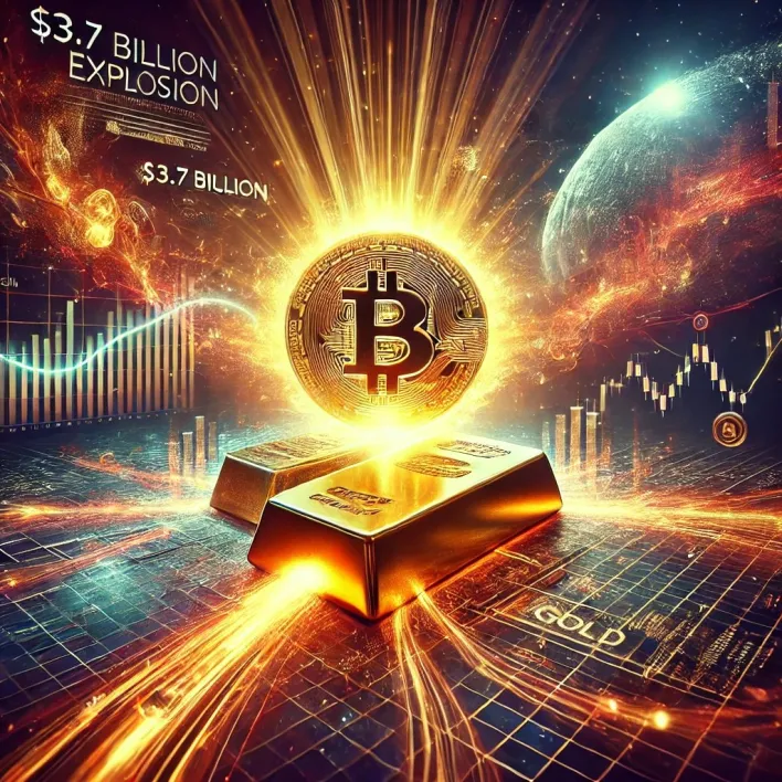 Crypto Inflows Explode: $3.7 Billion Pours In as Bitcoin Rivalry With Gold Heats Up