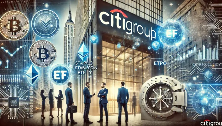 Citigroup Executive Confirms Plans To Offer Stablecoin And Crypto ETF Custody