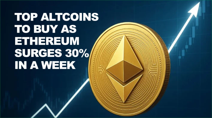 Altcoin Season Close as Ethereum Surges 30% in a Week: Top Altcoins to Buy