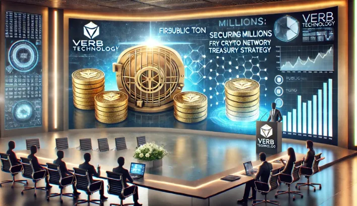 Verb Technology Secures $558 Million For First Public TON Treasury Strategy