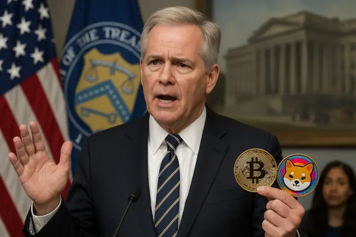 US Treasury Bessent Backtracks BTC Reserve Statement – Next Crypto to Explode