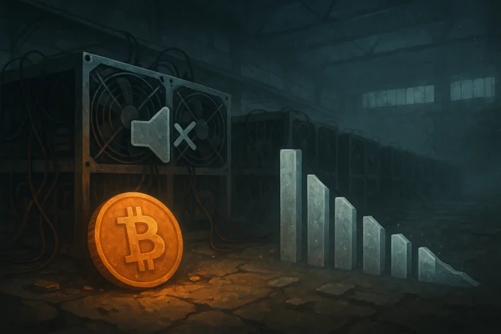 Bitcoin Miners Quiet Down—Volume Hits Lowest Since 2022