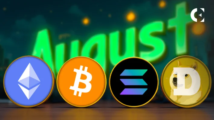Polymarket Prediction Bets: A Look at the August Price Forecasts for BTC, ETH, SOL, and DOGE