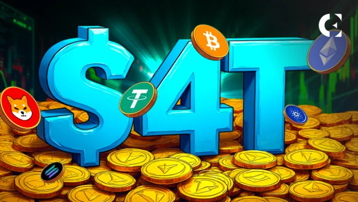 Bitcoin, ETH, and Washington Push Total Crypto Value to $4 Trillion