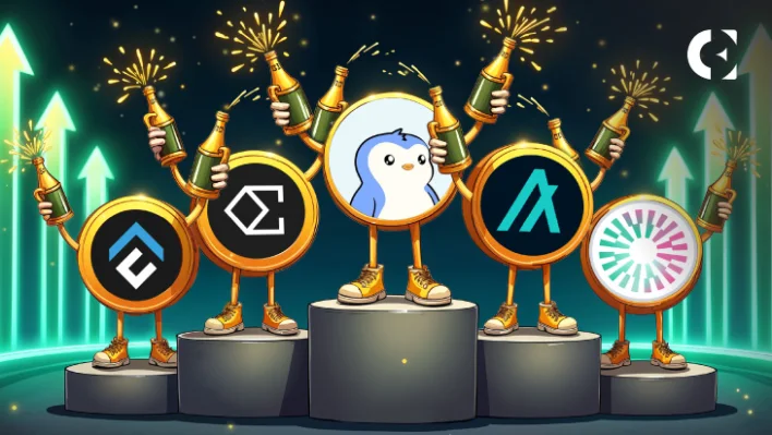 Top 5 Crypto Gainers: PENGU, ALGO, MNT, ENT & CFX Set to Keep Pumping?