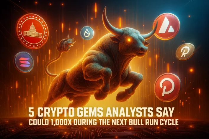 5 Crypto Gems Analysts Say Could 1,000X During the Next Bull Run Cycle
