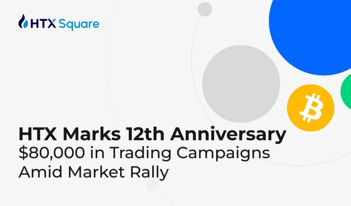 HTX Marks 12th Anniversary with $80,000 in Trading Campaigns Amid Market Rally