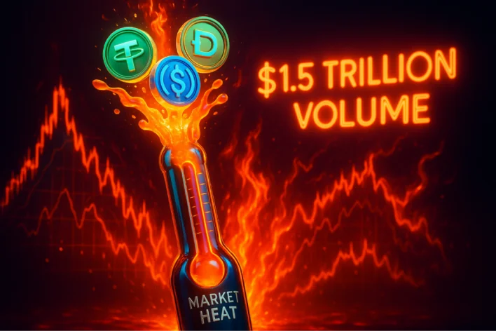 Stablecoin summer heats up: $1.5 Trillion volume shatters records