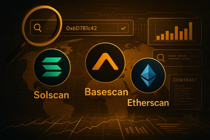 How to Use Blockchain Explorers like SolScan, BaseScan, and Etherscan for DYOR