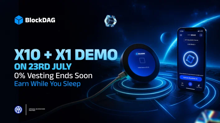 BlockDAG Unveils Powerful X1 App & X10 Miner Pairing on Wednesday While HBAR Breaks Out and APT Eyes $13.5
