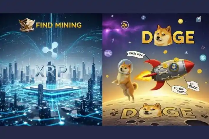 XRP and DOGE holders can easily earn daily passive income with Find Mining’s fully automated cloud mining strategy