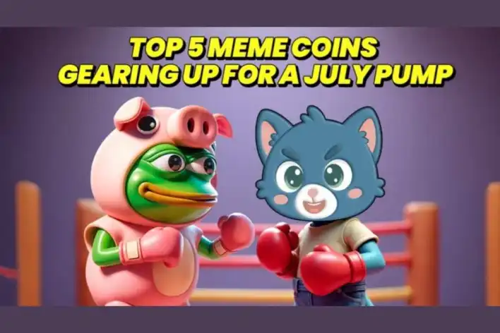 Top 5 Meme Coins to Buy: One $50K Presale Bet on This Cat May Flip to $400K at Launch