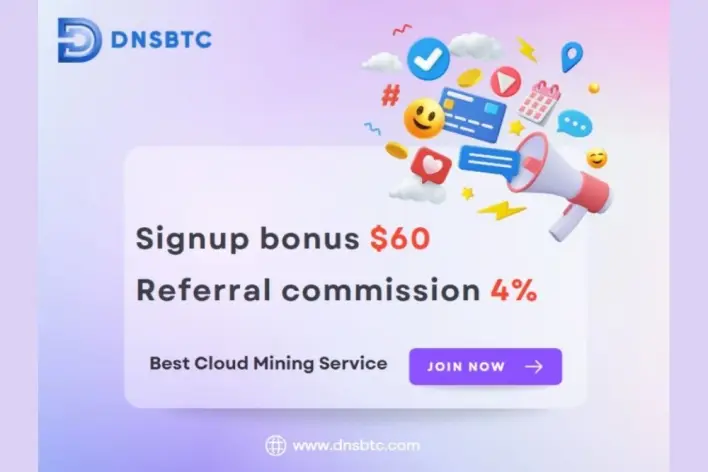 Trusted DNSBTC Free Cloud Mining Provider Launches The Most Profitable Bitcoin And Dogecoin Cloud Mining In 2025, Allowing Crypto Investors To Earn $10,000 In F...