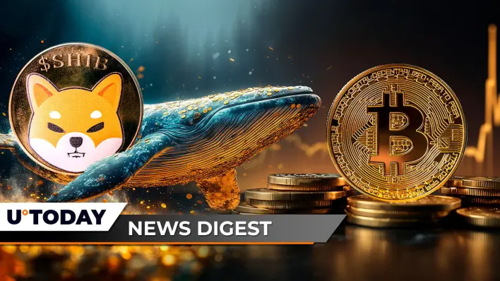 XRP Price Eyes $11 Target, Shiba Inu Sees 100% Jump in Whale Activity, Bitcoin Price Nears Golden Cross — Crypto News Digest