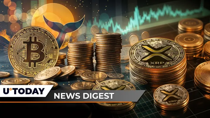 Satoshi-Era Whale Moves $4.77 Billion in BTC, XRP Ultra-Rare Bull Signal Emerges, BlackRock's Ethereum Bet Brakes All Records: Crypto News Digest