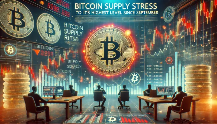 Bitcoin Supply Stress Ratio Reaches Highest Since September: What It Means